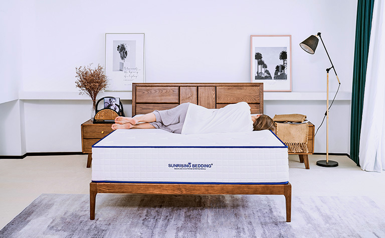 Sunrising Bedding 12 inch Natural Latex & Gel Infused Memory Foam Mattress, Sleep Cooling Medium Firm, Non-Toxic & Without Fiberglass, No Chemical Smell, Assembled in USA, Certipur-US,120 Night Trial, 20 Year Warranty