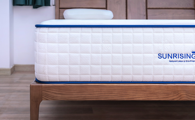 Sunrising Bedding 12 inch Natural Latex & Gel Infused Memory Foam Mattress, Sleep Cooling Medium Firm, Non-Toxic & Without Fiberglass, No Chemical Smell, Assembled in USA, Certipur-US,120 Night Trial, 20 Year Warranty