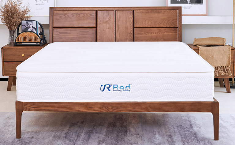 Sunrising Bedding 8 inch Natural Latex Hybrid Pocket Coil Spring Mattress, Firm, Pain relief,Sleep Cooling, Non-Toxic & No Chemical Smell,No Saggy and Sink , 120 Day Free Return, 20 Years Warranty