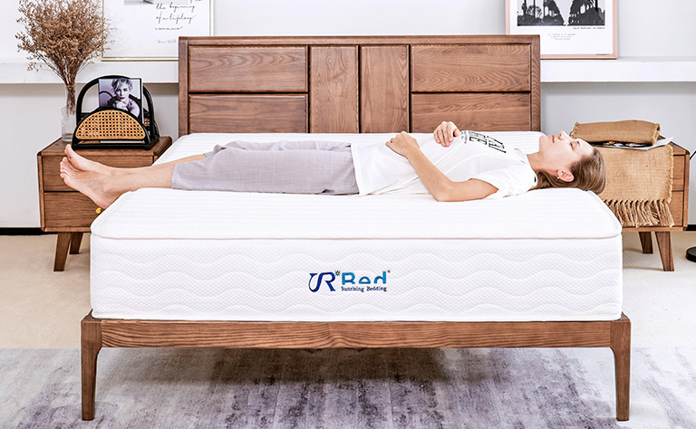 Sunrising Bedding 8 inch Natural Latex Hybrid Pocket Coil Spring Mattress, Firm, Pain relief,Sleep Cooling, Non-Toxic & No Chemical Smell,No Saggy and Sink , 120 Day Free Return, 20 Years Warranty