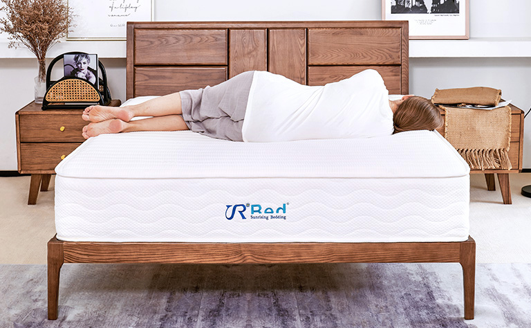 Sunrising Bedding 8 inch Natural Latex Hybrid Pocket Coil Spring Mattress, Firm, Pain relief,Sleep Cooling, Non-Toxic & No Chemical Smell,No Saggy and Sink , 120 Day Free Return, 20 Years Warranty