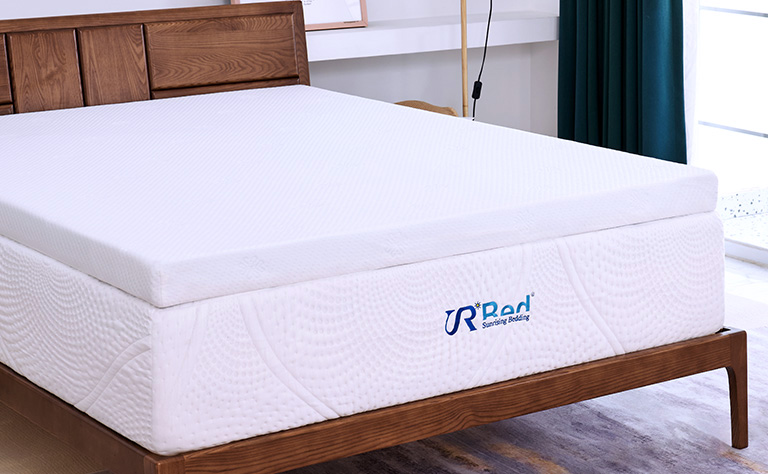 Sunrising Bedding 2 Inch Mattress Topper, Eco-Friendly Gel Memory Foam, Premium Soft Mattress Topper for Pain Relief, Removable & Washable Cover with Straps, CertiPUR-US, 120 day Free Return